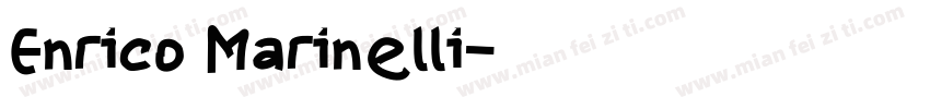Enrico Marinelli字体转换